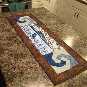 August Relax at the Beach Table Runner